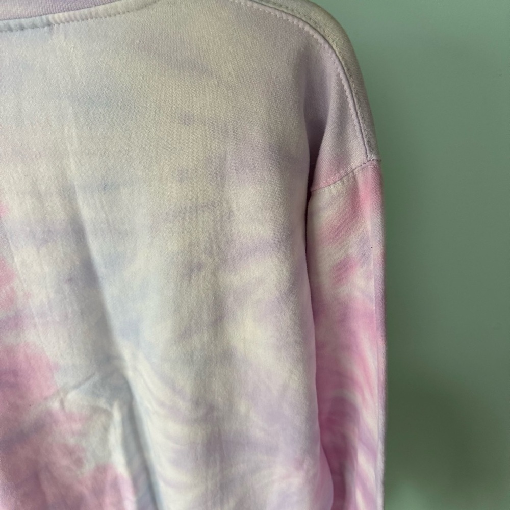 Creamsicle Women’s Tie-Dye Sweatshirt in Pink and Purple - Picture 8 of 8